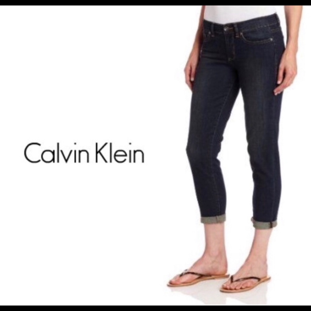 Calvin Klein Mercer Rinse Capri Jeans